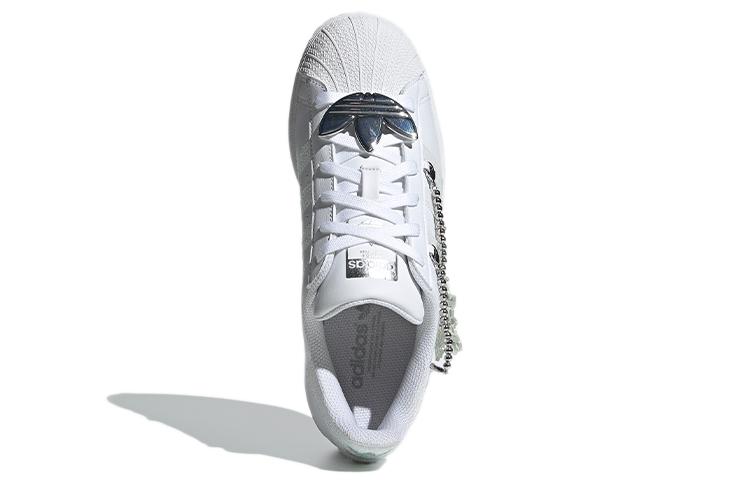 adidas Originals Superstar For White/Silver/Grey Women's GZ8404