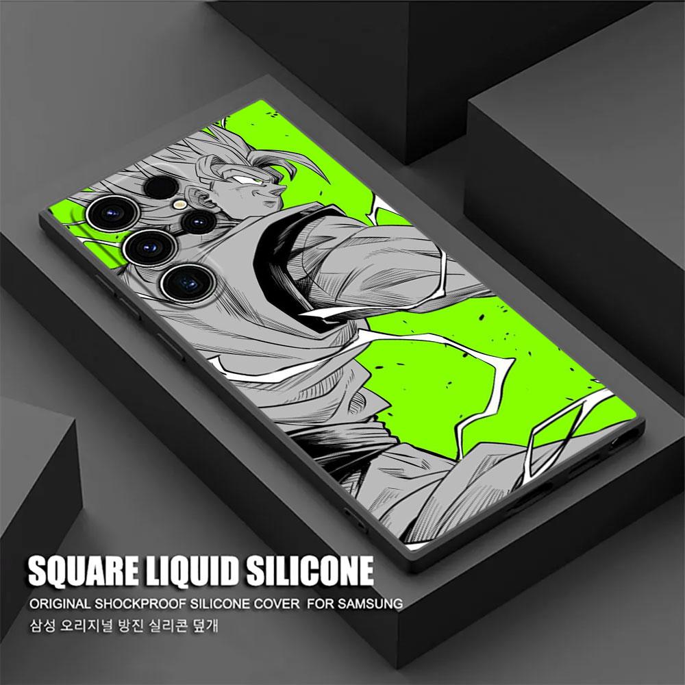 Phone Case For Samsung Galaxy S26 Ultra Cases S25 FE S24 S23 S21 Ultra S20 S24 FE S22 Plus 5G Cover DBZ Anime Goku Gogeta Vegeta