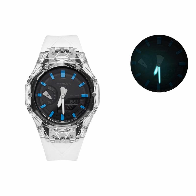 Casio Customized Watch Modified Series 811 Manufacturing Farmhouse Oak GA-2100-1A1 modified-Cloud Sea Black Warrior Water GA-2100-1A1PR