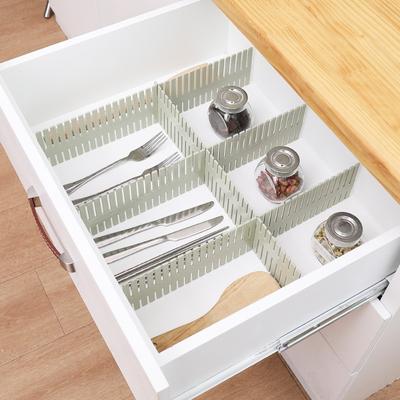 4PCS Adjustable Drawer Divider DIY Storage Shelf Home Free Combination Partition Cosmetic Socks Underwear Items Storage Shelf