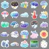 50 Mood Weather Graffiti Stickers Cartoon Hand-painted Decorative Mobile Phone Water Cup Stickers