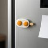 Simulated Egg Refrigerator Magnet Resin 3D Egg Decorative Fridge Magnet Memo Notes Po