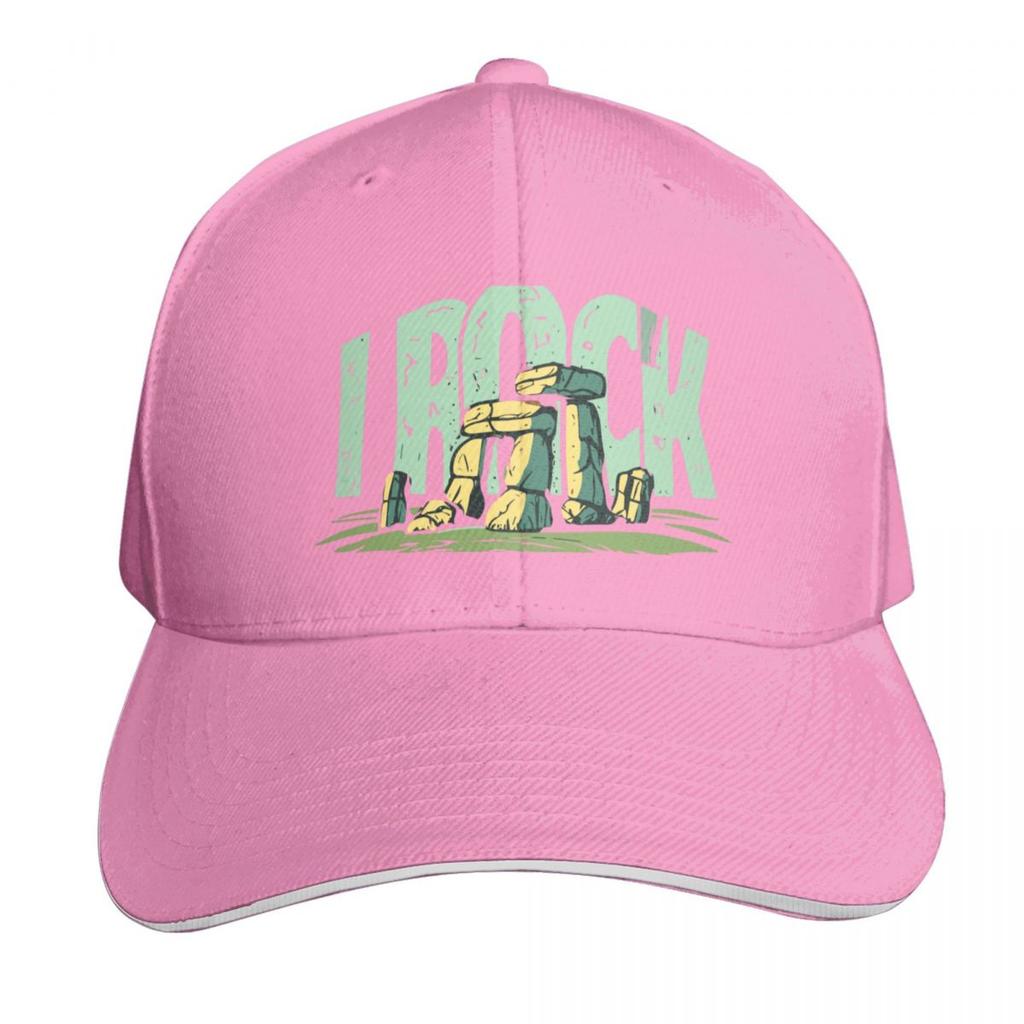 I Rock Stonehenge Stones Historical Design Baseball Cap Thermal Visor Tea Hat Rugby Sailor Cap for Unisex Women Unisexs