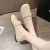 Doudou Shoes 2025 Spring and Autumn New Popular Loafers Single Shoes Fairy Wind Non-slip Versatile Flat Shoes Children