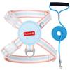 Adjustable Dog Chest Strap Multi-color Pet Walking Vest Dog Harness and Leash Set  Outdoor Walking