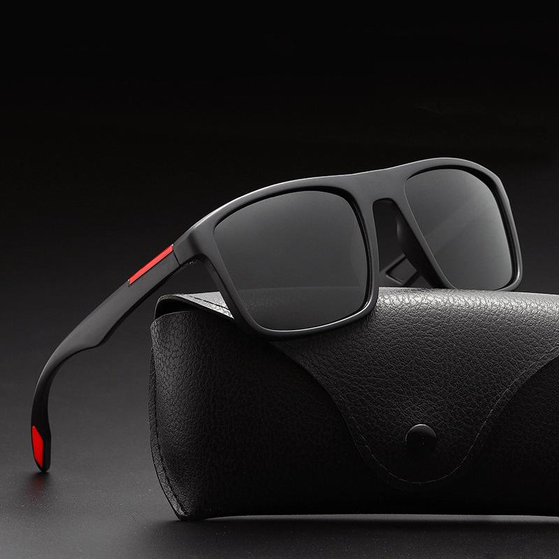 Outdoor Sunglasses Unisex Black Frame Men Women UV400 Driving Travel Sun Glasses Male Ultralight Anti-glare Goggles