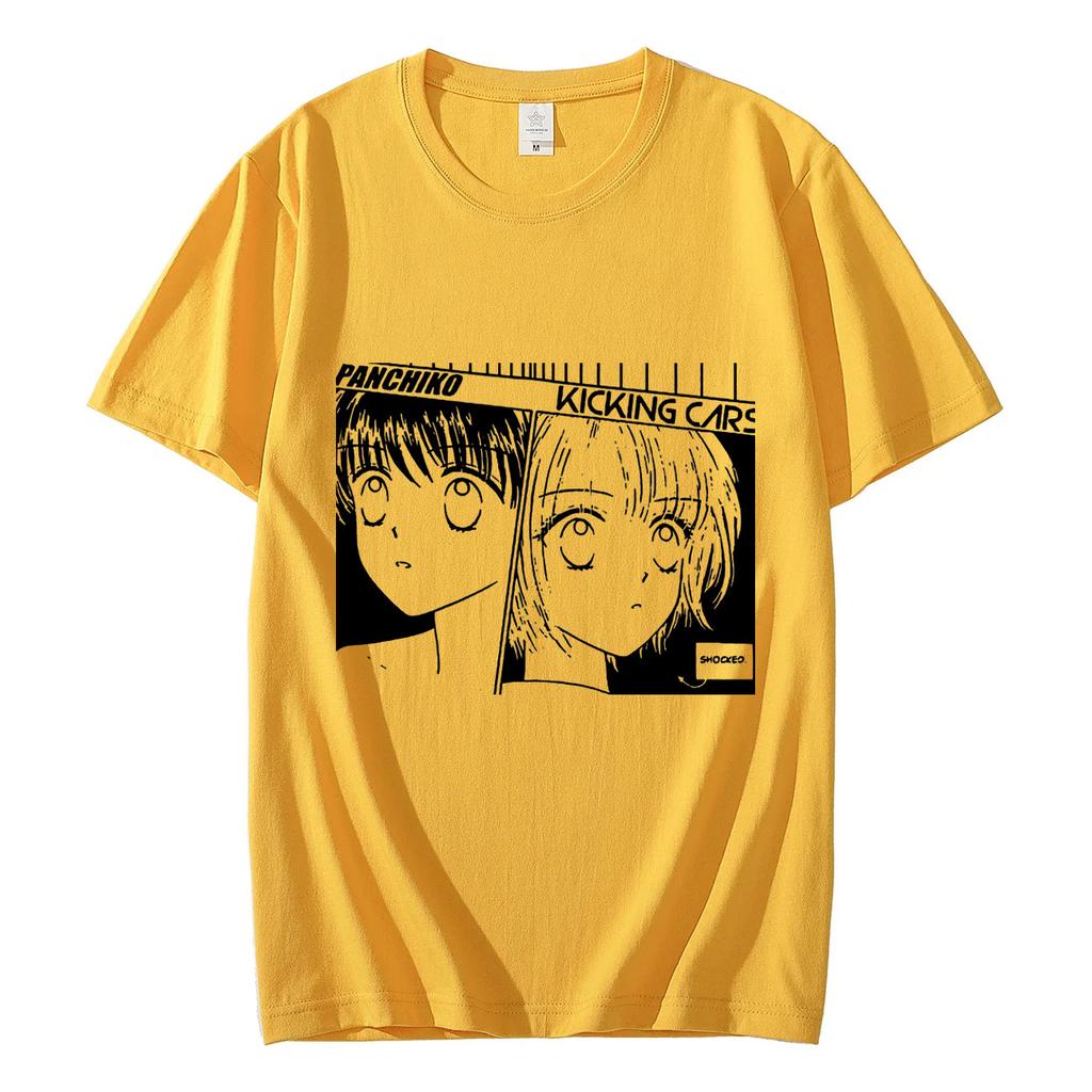 Rock Band Panchiko Album Grafica Magliette Unisex Tendenza Moda Vintage Manica Corta Maglietta Casual Comfort Magliette in Puro Cotone