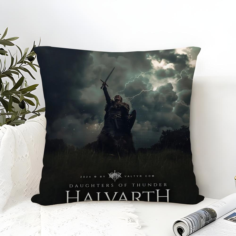 L-Legend Of The Dark Elf H-Halvarth The Nordic People Of Thunder Linen Pillow Case Sofa Home Decor Cushion Cover Cushion Cove