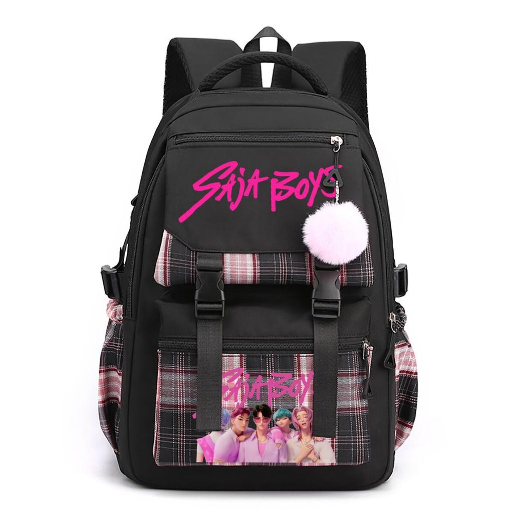Trend Animation Printing Primary And Secondary School Students Lightweight Spine Backpack Men'S And Women'S Versatile Casual Schoolbag