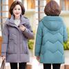 Plus Size Snow Wear Winter Coat for Women Down Jacket Warm Thicken Casual Loose Hooded Winter Jacket velvet Parkas Overcoat