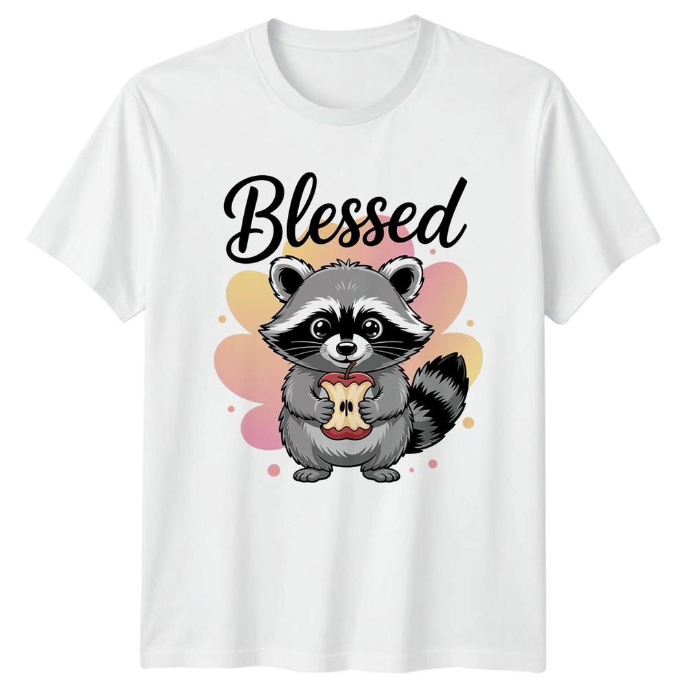 Blessed TShirt Raccoon Woodland Animal Nature Birthday Gift For Him And Her S