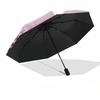 1pc Cherry Blossom Artwork Umbrella with Plastic Handle,Compact & Stylish,Suitable for All Seasons ptys26044