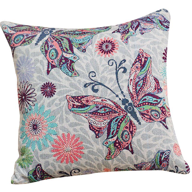 Наволочка гостиная диван подушка подушка чистый хлопок жаккард премиум прикроватная задняя подушка офисная поясничная подушка наволочка 45cmx45cm