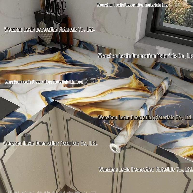 High-Temperature Resistant, Waterproof, Oil- and Moisture-Proof Kitchen Wall Stickers - Self-Adhesive Aluminum Foil for Cabinets and Stoves