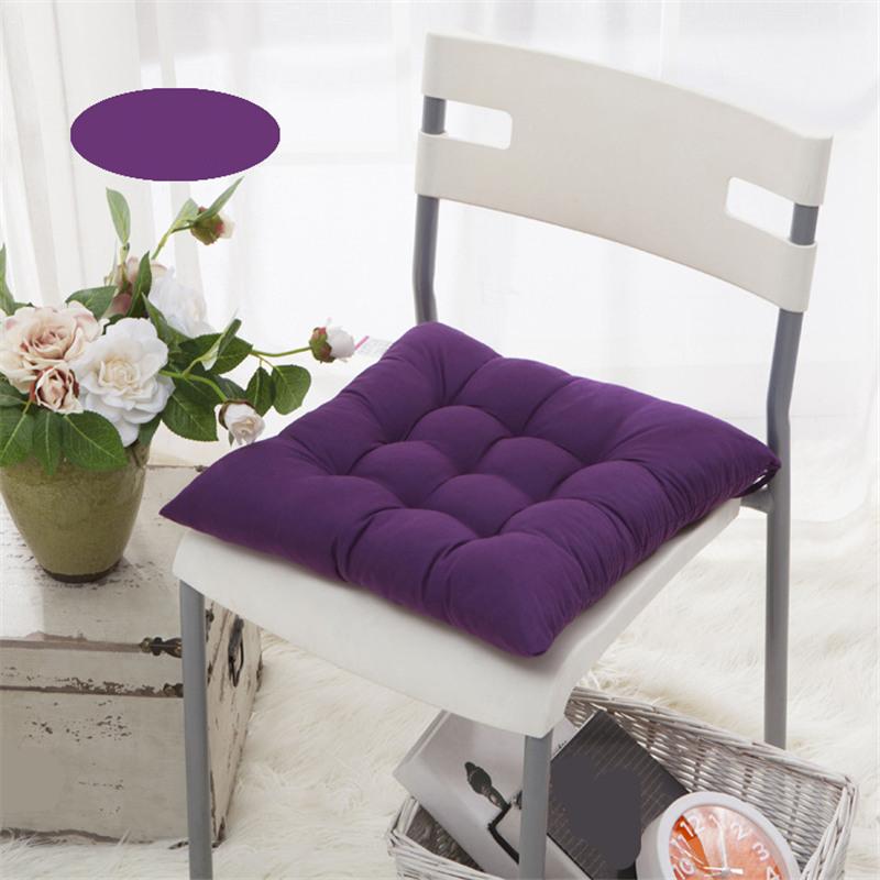 Thickened Solid Color Cushion Students Office Chair Pad Soft Computer Seat Pads Tatami Living Room Square Stool Cushions Mats