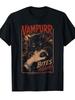 Men'S And Women'S Vampurr Bites Again Funny Cat Halloween Vintage Graphic Unisex 100% T-Shirt, Soft, All Season Casual Streetwear