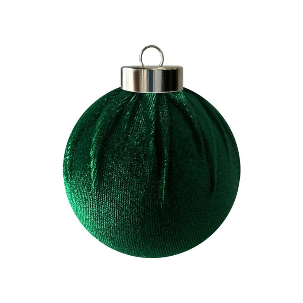 8 Pack Fabric Christmas Ball Ornaments for Holiday Tree Decoration