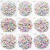 100 Pcs 6mm Acrylic Cube 26 Letters/Alphabet Colorful Loose Beads DIY Jewelry