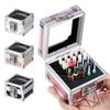 Nail Drill Bit Storage Box Portable Tool Box Square Organizing Storage Shelf Toolbox with Insertion Channel Display Rack