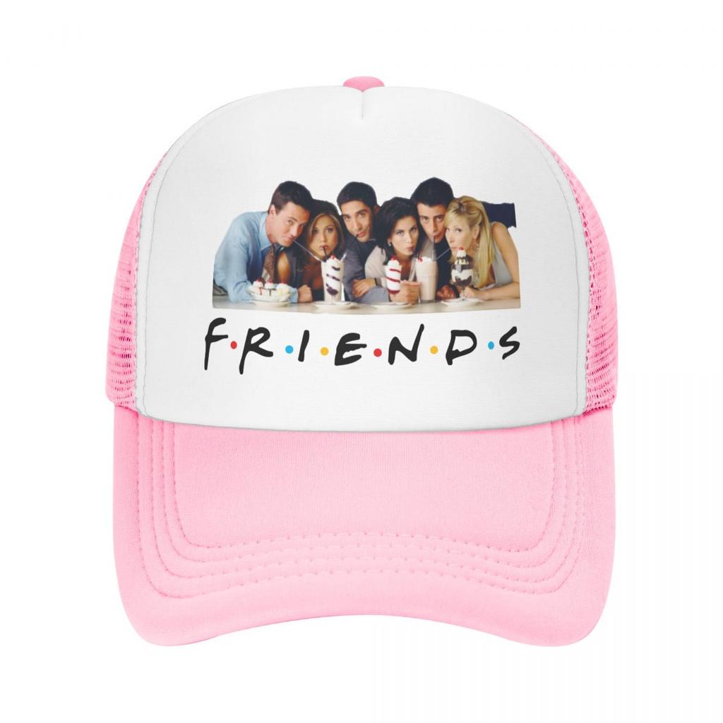 Custom Punk TV Show Friends Baseball Cap for Women Unisex Breathable Trucker Hat Outdoor Snapback Caps