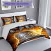 3pcs ACDC3 pattern bedding set duvet cover set includes duvet cover &pillowcases, perfect all season bedroom decoration & gift