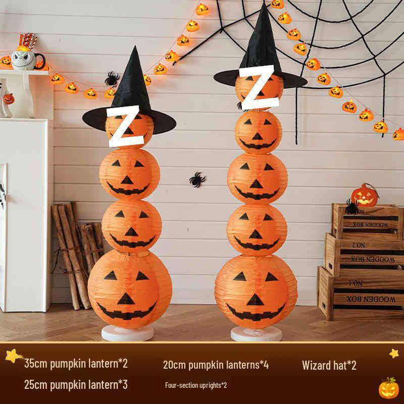 Halloween Luminous Pumpkin Lanterns for Bar and Kindergarten Decor