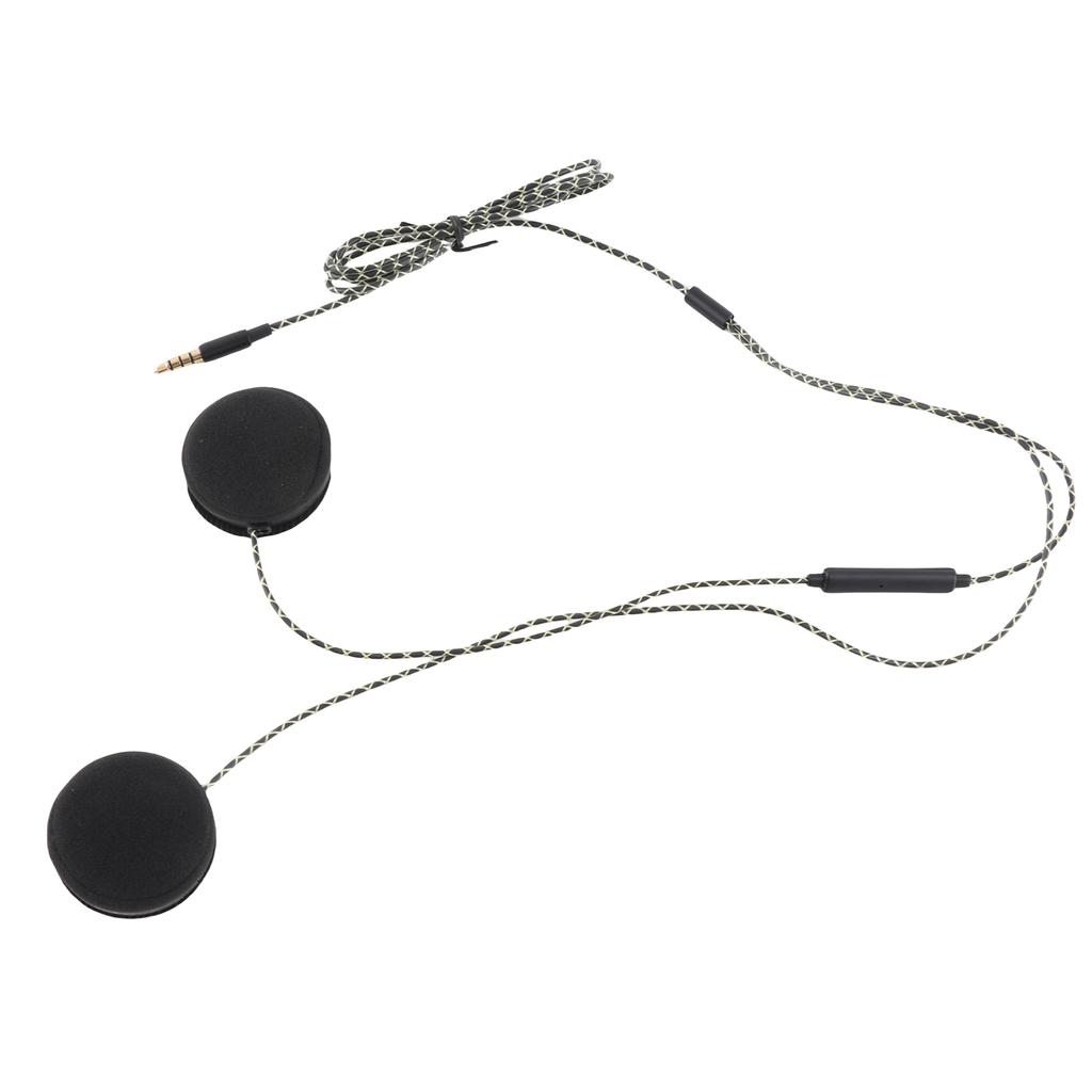 Kabelgebundene Kopfhörer Motorrad Gegensprechanlage Helm Hochwertiges 3,5-mm-Musik-Headset Freihändig mit HD-Mikrofon für