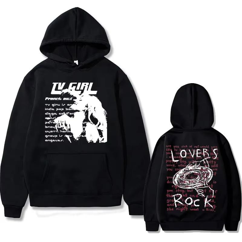 2026 Indie Pop Retro Album Aesthetic Graphic Hooded Pullover Sweatshirt Men Women Autumn Winter Streetwear Top Unisex Fashion Casual