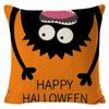 Pillow Cover Halloween Funny Atmosphere Decoration Car Cushion Room Bedside Cushion Sofa Waist Cushion Cushion Cover
