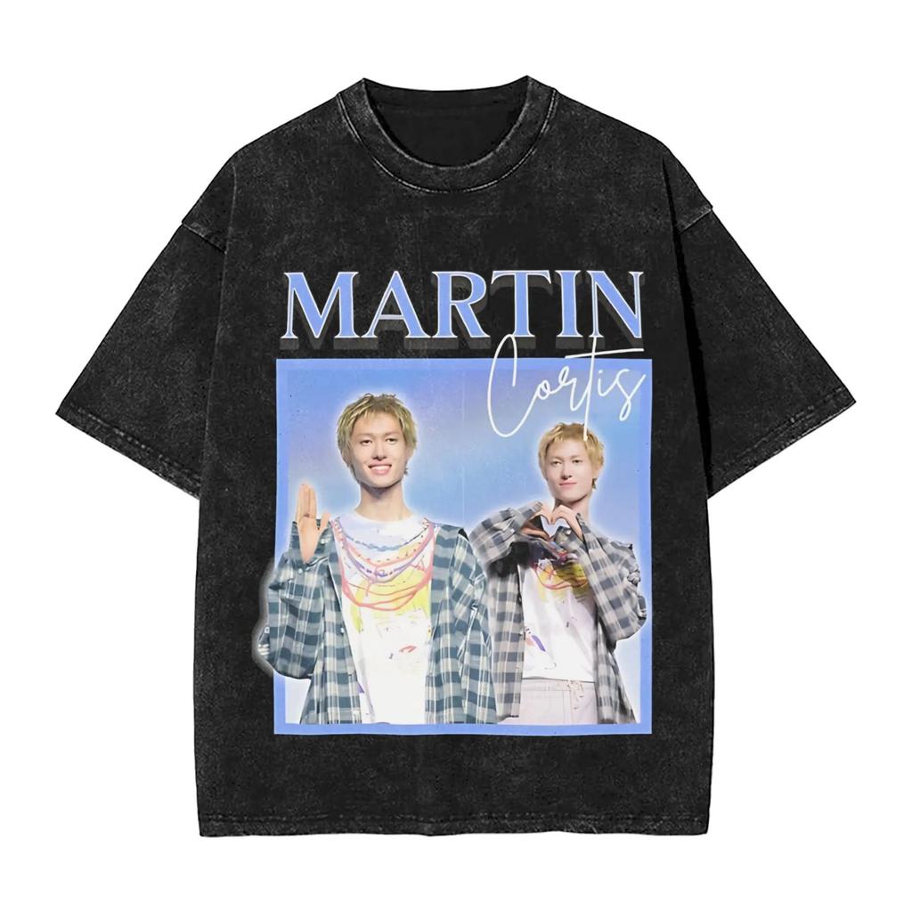 2026 CORTIS GO K Pop K-pop Band Idol T Shirts Hip Hop Washed Cotton Harajuku T-Shirt for Men Women Streetwear Summer Tee Shirt