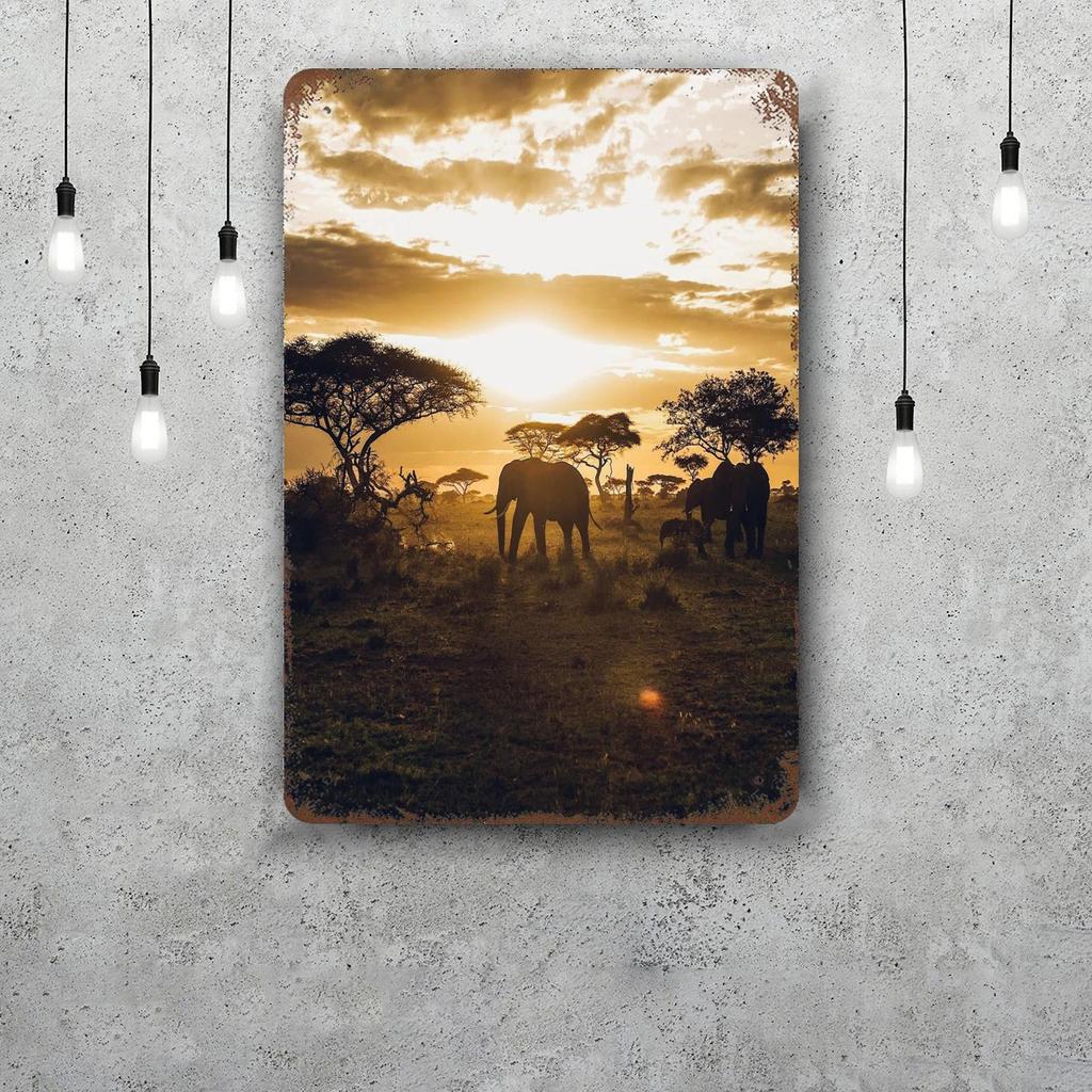 Africa Funny Bar Metal Sign Retro Plaque Vintage Sign Alcohol Drinker Pub Club Man Cave Kitchen Wall Decoration