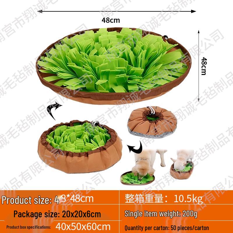 Anti-Choke Slow-Feeding Snuffle Mat for Dogs - Decompression & Training Blanket