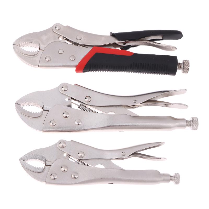 5/7/10 Inch Heavy Duty Locking Pliers Multifunctional Adjustable Metal Clamp Pressure Tool For Woodworking Welding Repairs