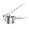 Stainless Steel Manual Stuffing Squeezer Bottom Hole Potato Masher Hand Juice Squeezer  Household