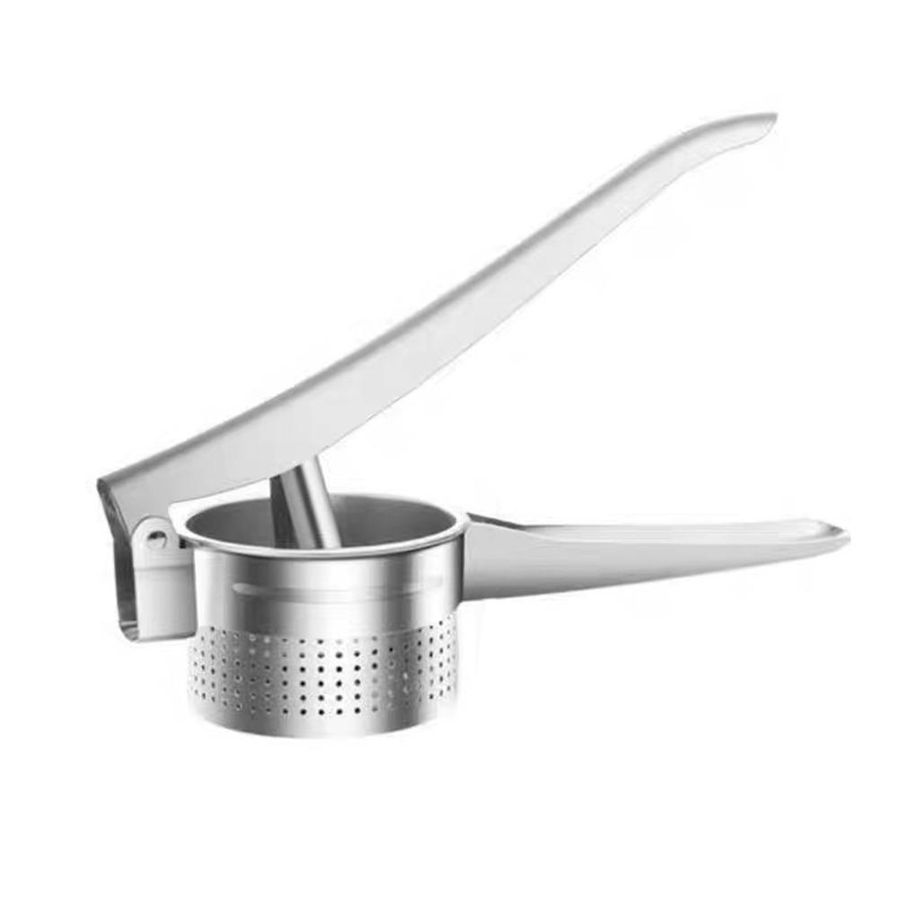 Stainless Steel Vegetable Dehydrator Ergonomic Handle Fruit Ricer Presser Potato Masher  Household