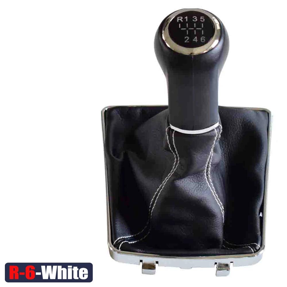 MT 5/6 Speed Gear Lever Shift Knob Leather Boot Case Collar For OPEL ASTRA III H 1.6 VAUXHALL 2004 2005 2006 2007 2008 2009 2010