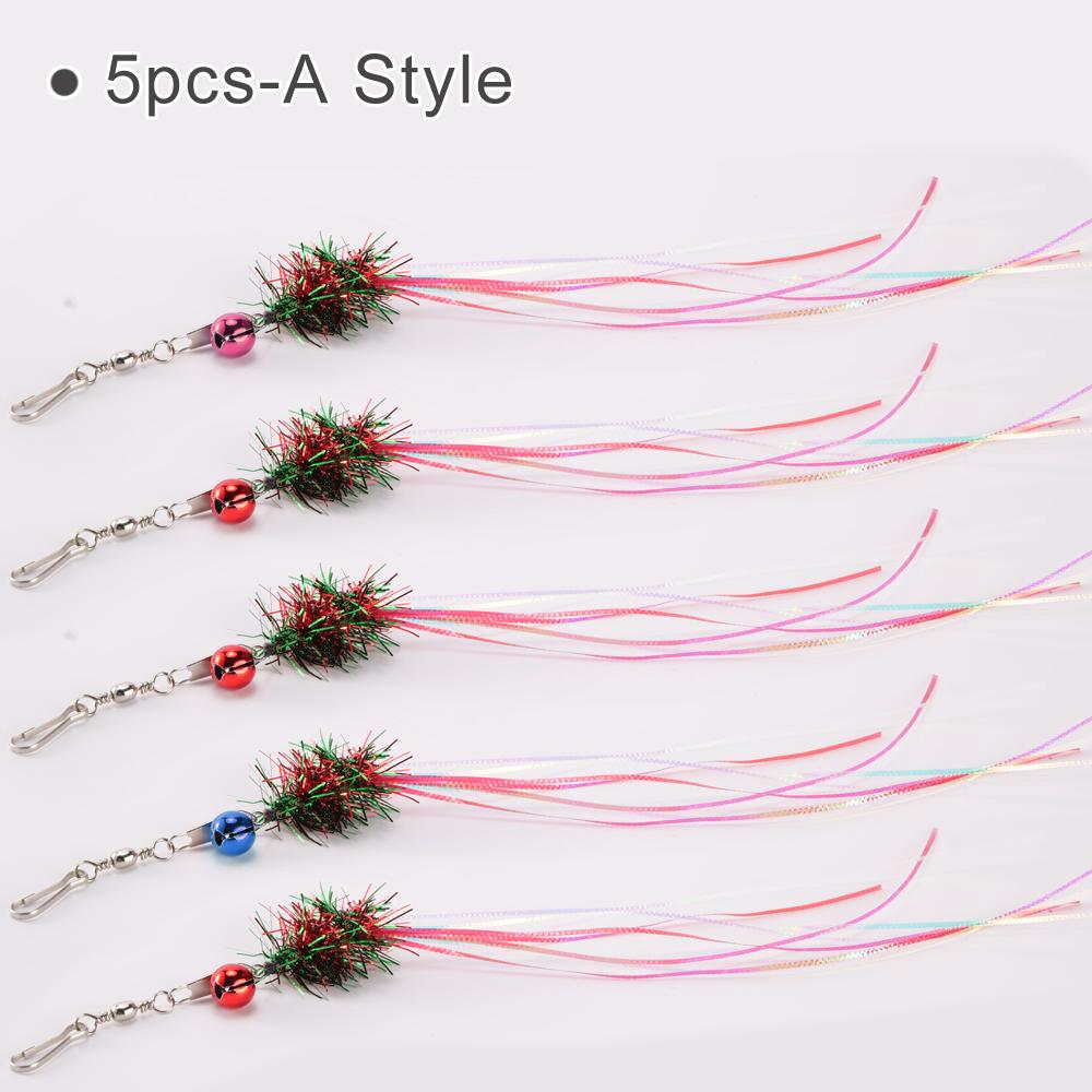 

5pcs Mix Tassel Cat Teaser Stick Change Heads Cat Toys Interactive Pet Toy Supplies