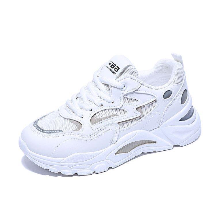 Daddy Shoes Women's Mixed Batch Spring and Autumn New Breathable Lightweight Muffin Soft Bottom Color Matching Preppy Style Sports Women's Shoes