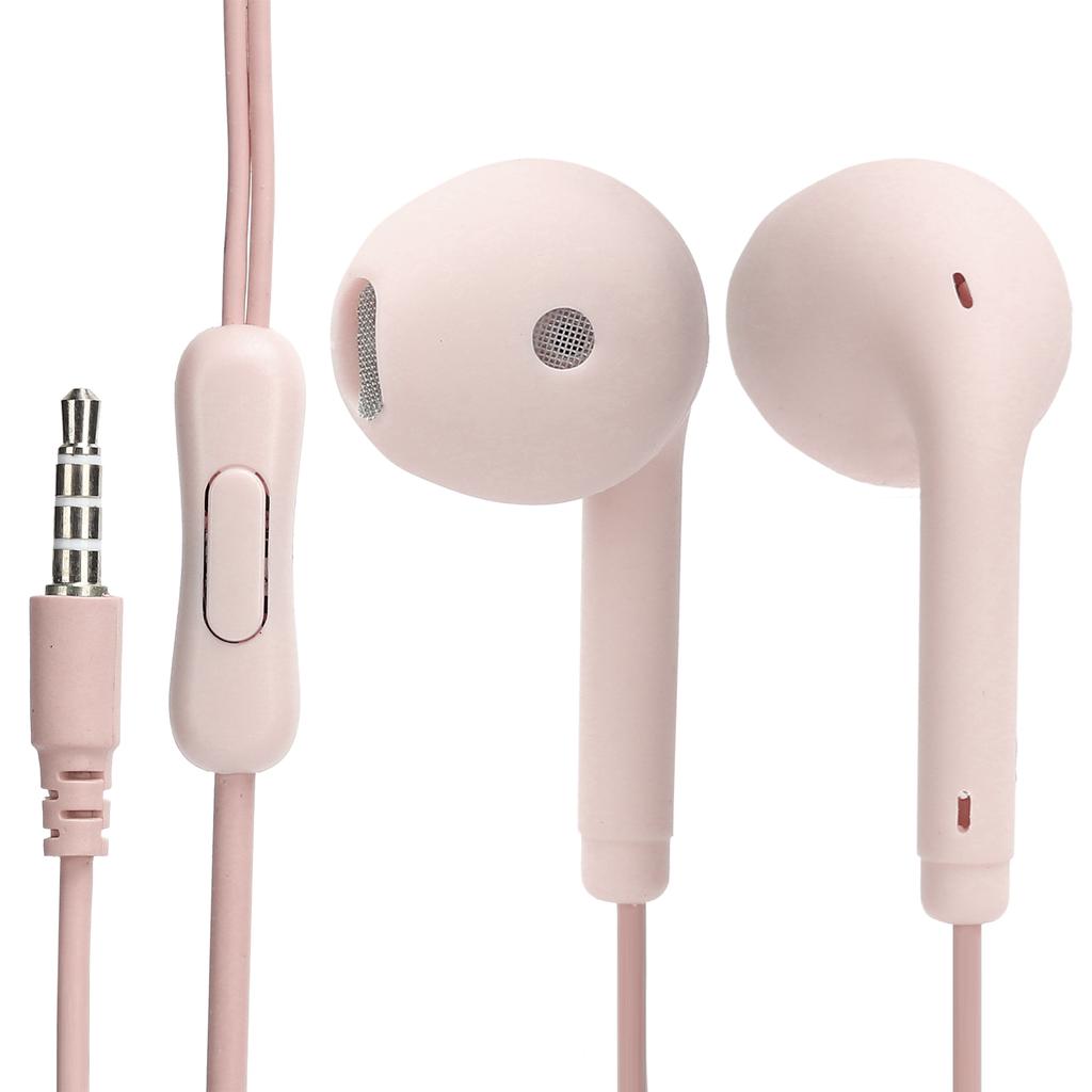 U19 Auricolare Cablato Universale 3.5mm HiFi Cuffie Musicali con Controllo a Filo per Telefono Cellulare