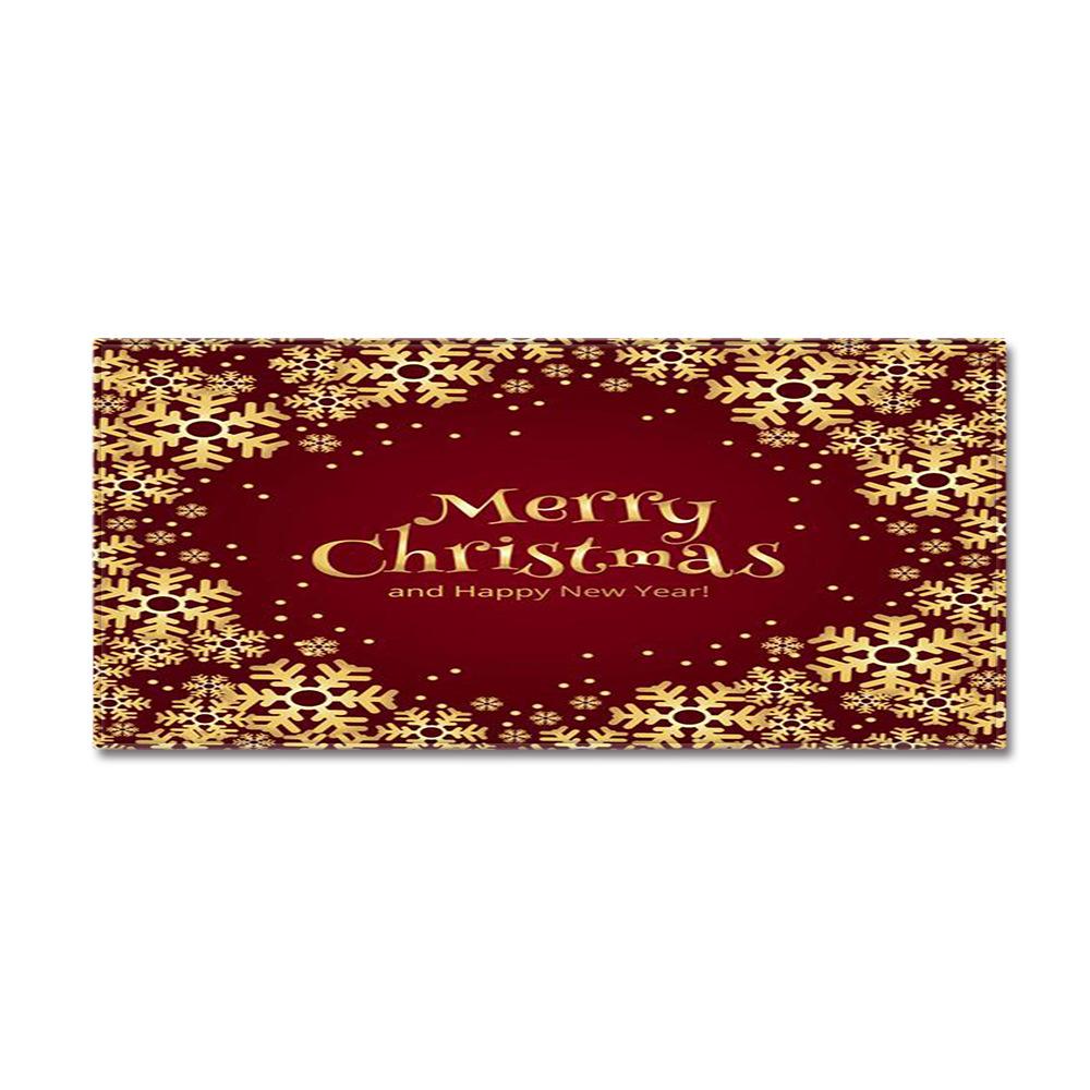 Christmas Kitchen Sand Carpet Doormat Long Floor Mat
