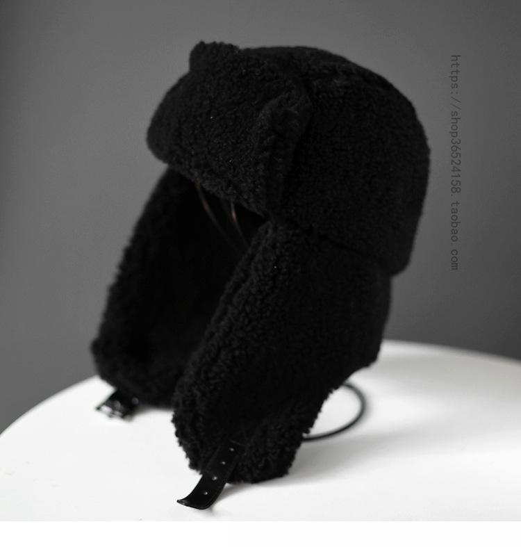Y2K Girls Women Bomber Hat Pilot Trooper Cap Faux Bonnets Russian Ushanka Earflap Warm Caps Winter Snow Ski Outdoor Cold Weather