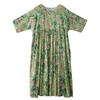 DIMANAF New 2026 Summer Beach Women Plus Size Lady Long Dress Loose Oversize Vintage Maxi Floral Print Cotton