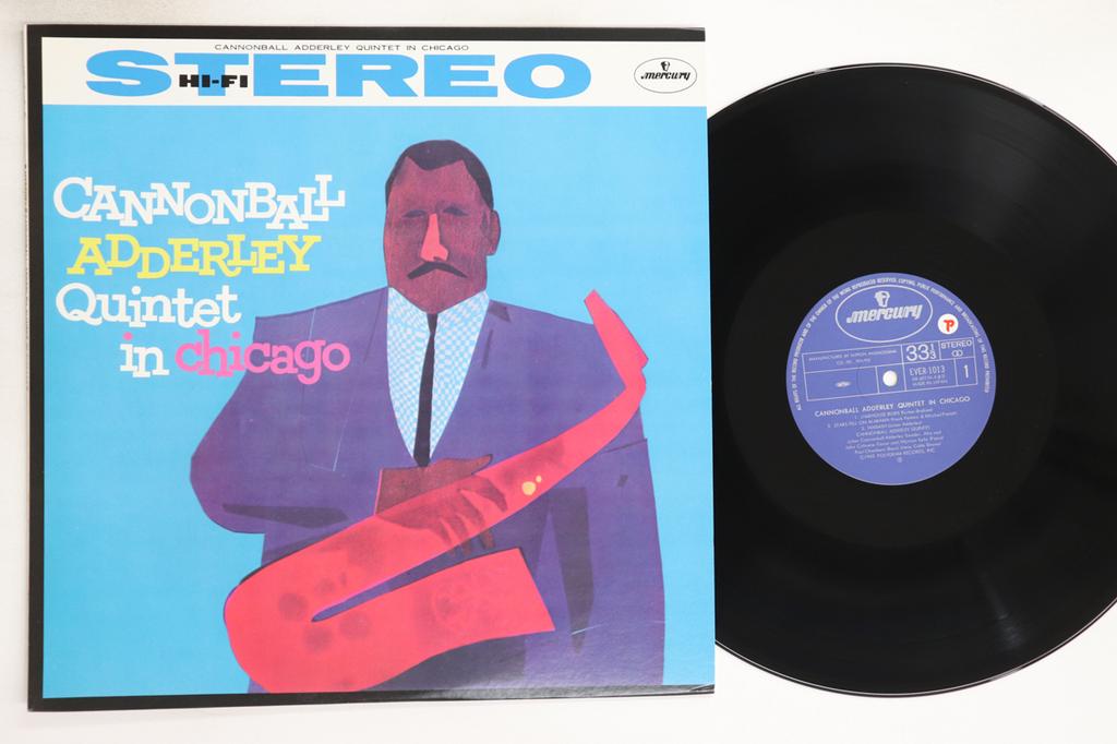 LP Record CANNONBALL ADDERLEY - In Chicago EVER1013 MERCURY 1983 Japan Jazz Used