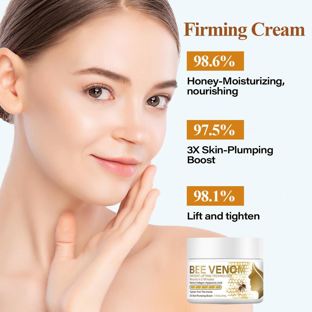 Bee Venom Cream-Moisturizing And Nourishing The Facial Skin With Honey-Suitable For All Skin Types, 50g