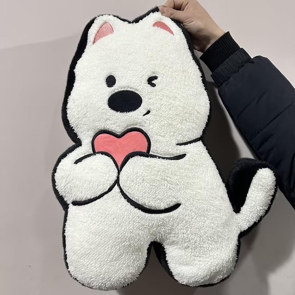 West Highland White Terrier Hund Katze Plüschtier Mit Weichem Kurzflor Für Kinder Und Geschenk