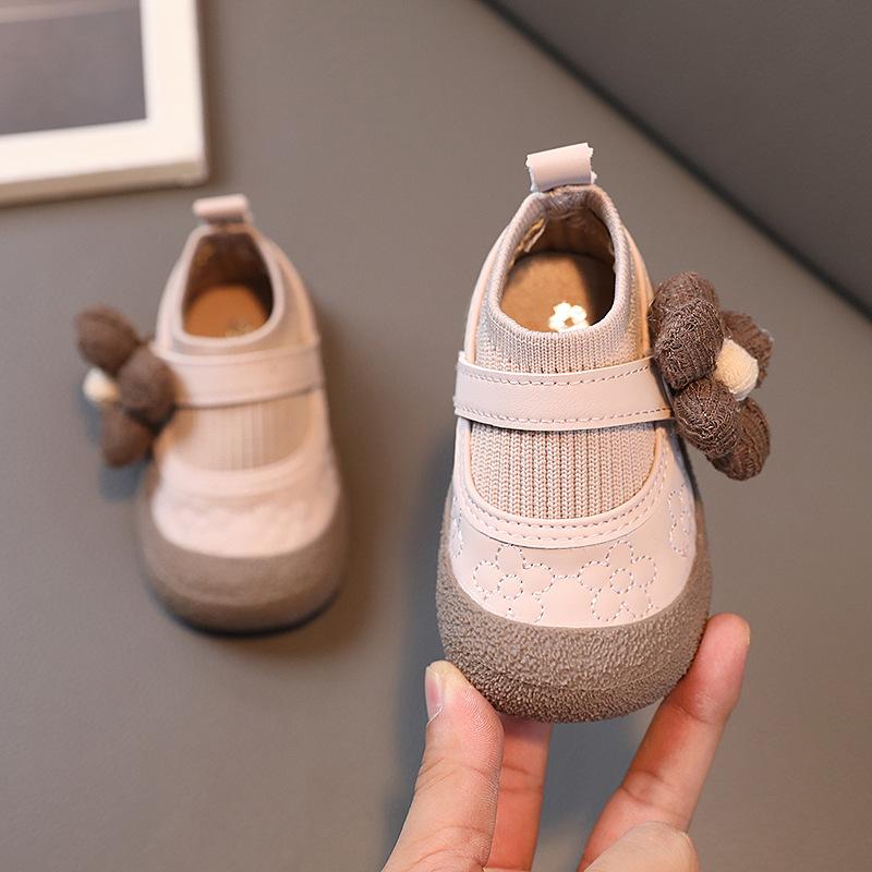 Botas Warm Girl Snow Boot Autumn Winter New 2025 Anti Slip Embroidered Leather Boot Retro Infant Princess Shoe Baby Walking Shoe