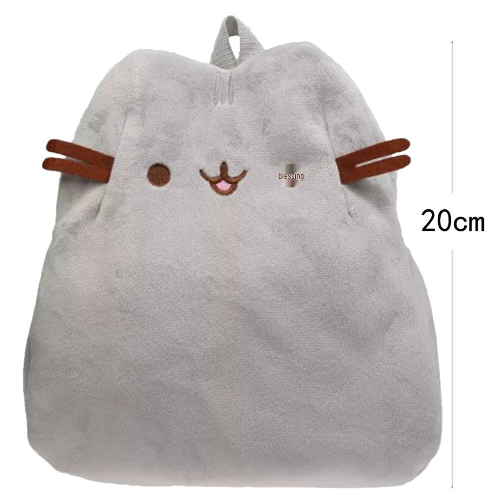 Plush Fat Grey Cat Toy: Sandwich, Ice Cream, Donut, Pizza & Hamburger Themes