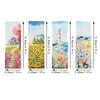 4Pcs Special Shaped Beautiful Pattern 5D DIY Diamond Art Book Mark DIY Diamond Bookmark with Crystal Pendant for Reading Lover