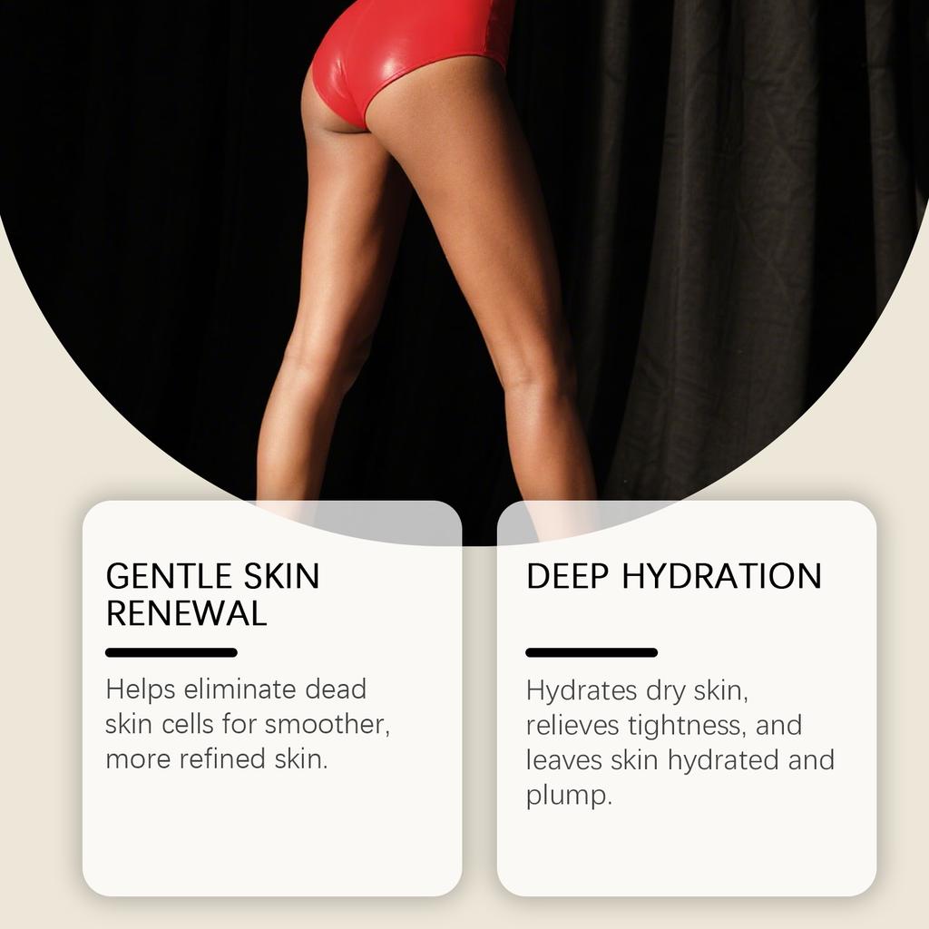 Erdbeer Peelingcreme Peelt sanft, Spendet Feuchtigkeit, Beruhigt, Repariert, Hellt den Teint gleichmäßig auf und Erfrischt.