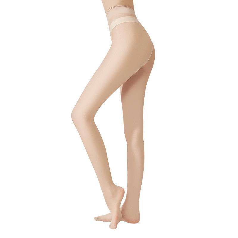 Thin anti-hook silk stockings, durable black stockings, summer 0d skin socks, bare-leg artifact, pineapple socks